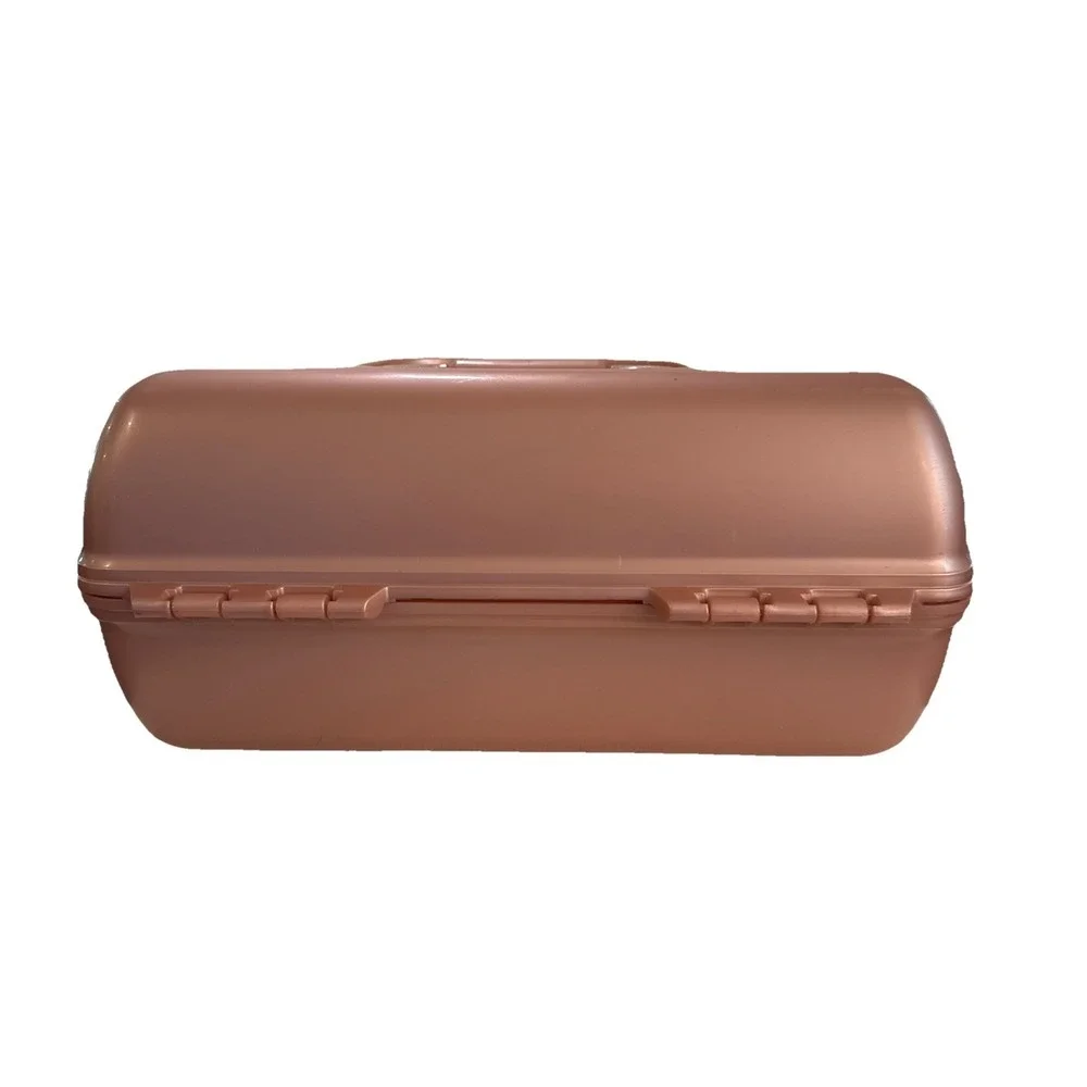 Rose Gold Marble Caboodles‎ Large Makeup Case Vintage Rare Made In USA